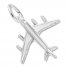 Airplane Charm Sterling Silver