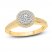 Multi-Diamond Engagement Ring 3/8 ct tw Round-cut 10K Two-Tone Gold