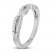 Diamond Anniversary Ring 1/6 ct tw Round-cut 10K White Gold