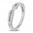 Diamond Anniversary Ring 1/6 ct tw Round-cut 10K White Gold