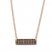 Le Vian Chocolate Diamond Bar Necklace 5/8 ct tw 14K Gold