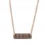 Le Vian Chocolate Diamond Bar Necklace 5/8 ct tw 14K Gold