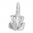 Frog Charm Sterling Silver