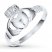 Women's Claddagh Ring Sterling Silver