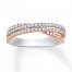 Diamond Ring 1/3 ct tw Round-cut 10K Two-Tone Gold