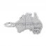 Australia Charm Sterling Silver