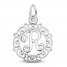 Letter R Charm Sterling Silver