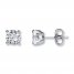 Radiant Reflections 1/2 ct tw Diamonds 10K White Gold Earrings