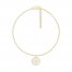 Diamond Compass Anklet 10K Yellow Gold