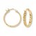 Hoop Earrings 14K Yellow Gold 30mm