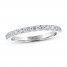 Leo Diamond Anniversary Ring 3/8 ct tw 14K White Gold