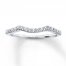 Radiant Reflections Diamond Wedding Band 1/5 ct tw 14K Gold