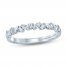 Monique Lhuillier Bliss Diamond Wedding Band 1/2 ct tw Marquise & Round-cut 18K White Gold