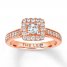 Leo Diamond Engagement Ring 5/8 Carat tw 14K Rose Gold