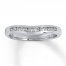 Previously Owned Wedding Band 1/6 ct tw Diamonds 14K White Gold