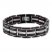 Men's Diamond Bracelet 1/3 ct tw Round-cut Stainless Steel 8.5"