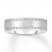 Men's Diamond Wedding Band 1/2 ct tw Round-cut 10K White Gold