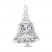 Filigree Bell Charm Sterling Silver