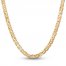 Men's Solid Mariner Link Chain 10K Yellow Gold 24"