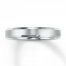 3mm Wedding Band White Tungsten Carbide