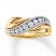 Diamond Ring 3/8 ct tw Round-cut 10K Two-Tone Gold