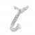 Saxophone Charm Sterling Silver