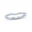 Monique Lhuillier Bliss Diamond Wedding Band 1/5 ct tw Round-cut 18K White Gold