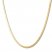 Herringbone Chain Necklace 14K Yellow Gold 18" Length