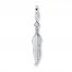 Feather Charm Sterling Silver