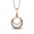 Le Vian Diamond Necklace 1/2 ct tw Diamonds 14K Strawberry Gold 18"