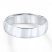 Wedding Band 10K White Gold 6mm