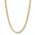 Men's Rope Chain Necklace 14K Yellow Gold 26" Length