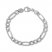 8" Figaro Link Bracelet 14K White Gold Appx. 3.2mm