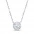 Lab-Created Diamonds by KAY Necklace 1/2 ct tw 14K White Gold 19"