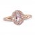 Morganite & 1/8 ct tw Diamond Ring 10K Rose Gold