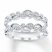 Diamond Enhancer Ring 1/6 ct tw Round-cut 14K White Gold