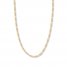 24" Figaro Chain Necklace 14K Yellow Gold Appx. 3.2mm