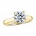 THE LEO Ideal Cut Diamond Solitaire Engagement Ring 2 ct tw 14K Yellow Gold