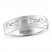 THE LEO Diamond Men's Wedding Band 1 ct tw Princess-cut 14K White Gold