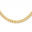 Curb Link Necklace 10K Yellow Gold 22" Length