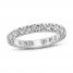 Diamond Sizeable Eternity Ring 2 ct tw Round-cut 14K White Gold