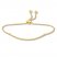 Curved Bar Bolo Bracelet 14K Yellow Gold