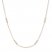 Rectangle Station Necklace 14K Yellow Gold 16"-18" Adjustable
