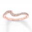 Diamond Wedding Band 1/5 ct tw 14K Rose Gold