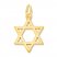 Star of David Charm 14K Yellow Gold