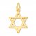 Star of David Charm 14K Yellow Gold