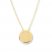 Disc Necklace 14K Yellow Gold
