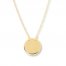 Disc Necklace 14K Yellow Gold