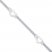 Heart Anklet Sterling Silver 10" Length