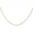 Singapore Chain Necklace 10K Yellow Gold 30" Length